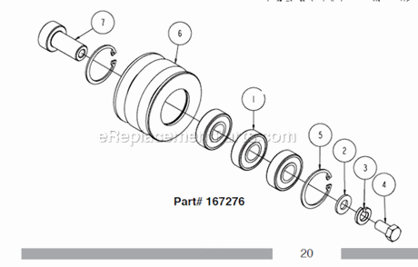 Page H Diagram and Parts List for MK-4018HY  MK Diamond Concrete Saw